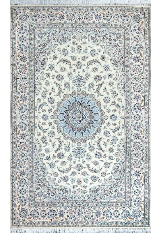 Купить ковер в Екатеринбурге. Персидский ковер. Иранский ковер из шерсти и шёлка «NAIN 9LA» 14-345-IR 200 x 310 см 579430р.jpg