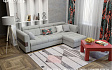 Модульный диван премиум-класса Неаполь 10 с оттоманкой. Мебельная фабрика Филатофф