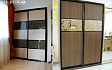 Шкафы-купе с декоративными вставками. SK-КУПЕ